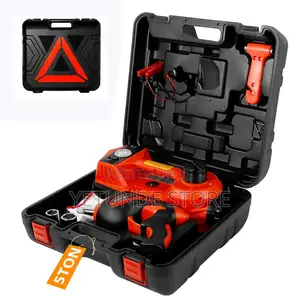 7tons Electric Car Jack - Wheel Spanner Tyre Pump - 3 in 1