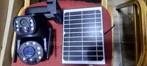 Double Lens PTZ Solar Camera 6mp View