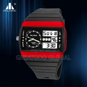 *A-L-I-K-E ** Multi-Purpose Double Time Watch