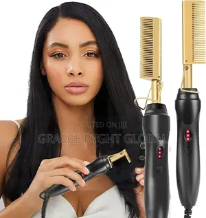 Electric Hair Straightening Comb