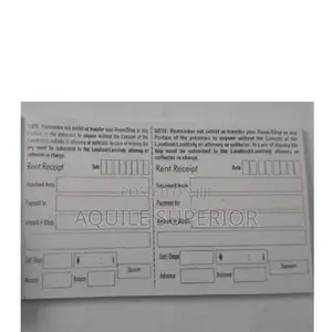 Rent Receipt Booklets Printing