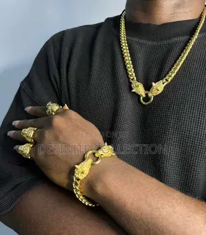 Cuban Necklace Set