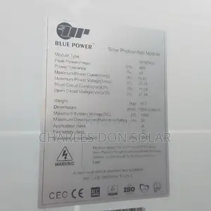 Blue Power 400w Solar Panel