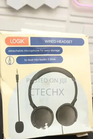 LOGIK Headset With Detachable Mic