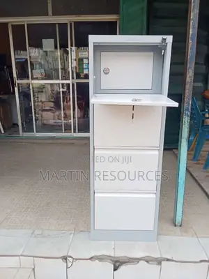 Metal Office Cabinet With Safe