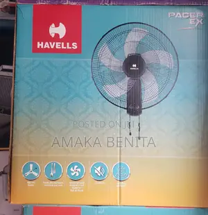 Havells Wall Fan 18" Plastic Blades