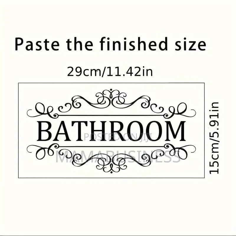 Bathroom Wall Sticker-1pc