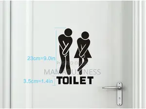 Toilet Wall Sticker-Muk4127