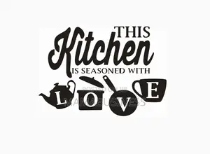 This Kitchen Is Seasoned With LOVE Wall Quotes Wall Stickers