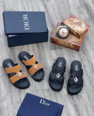 Dior Leather Slipers