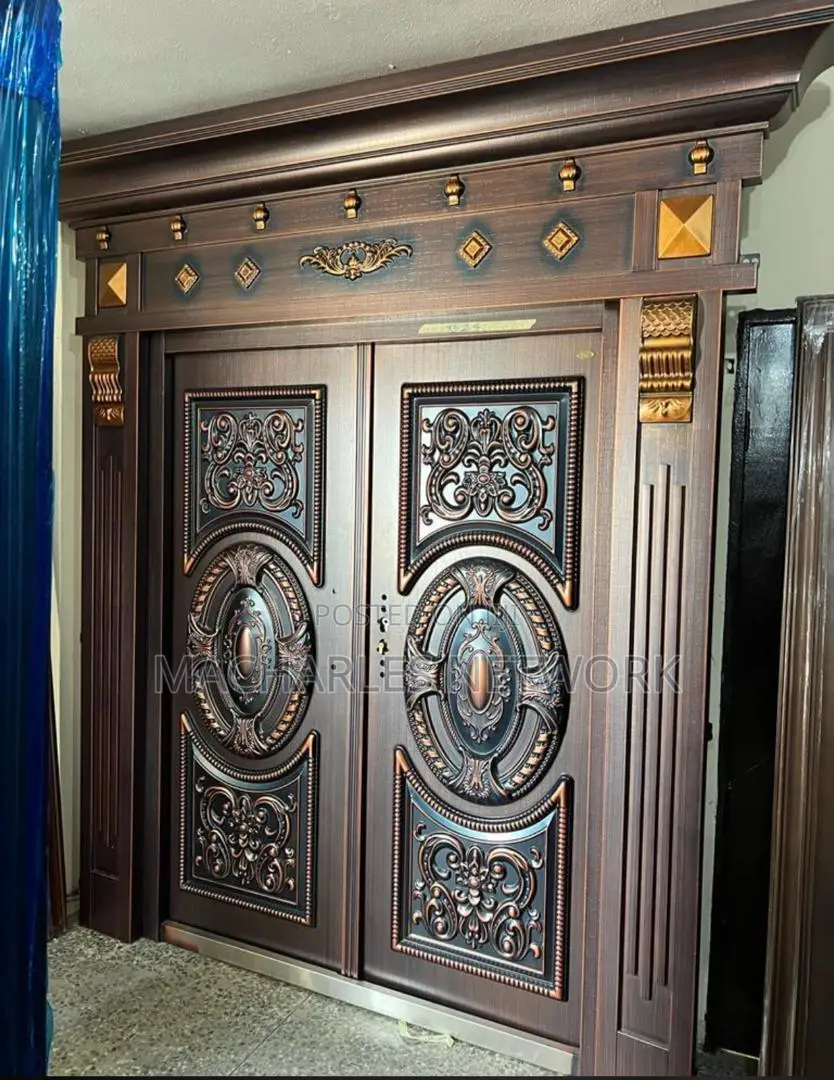 6ft German Copper Cast Security Door CS46