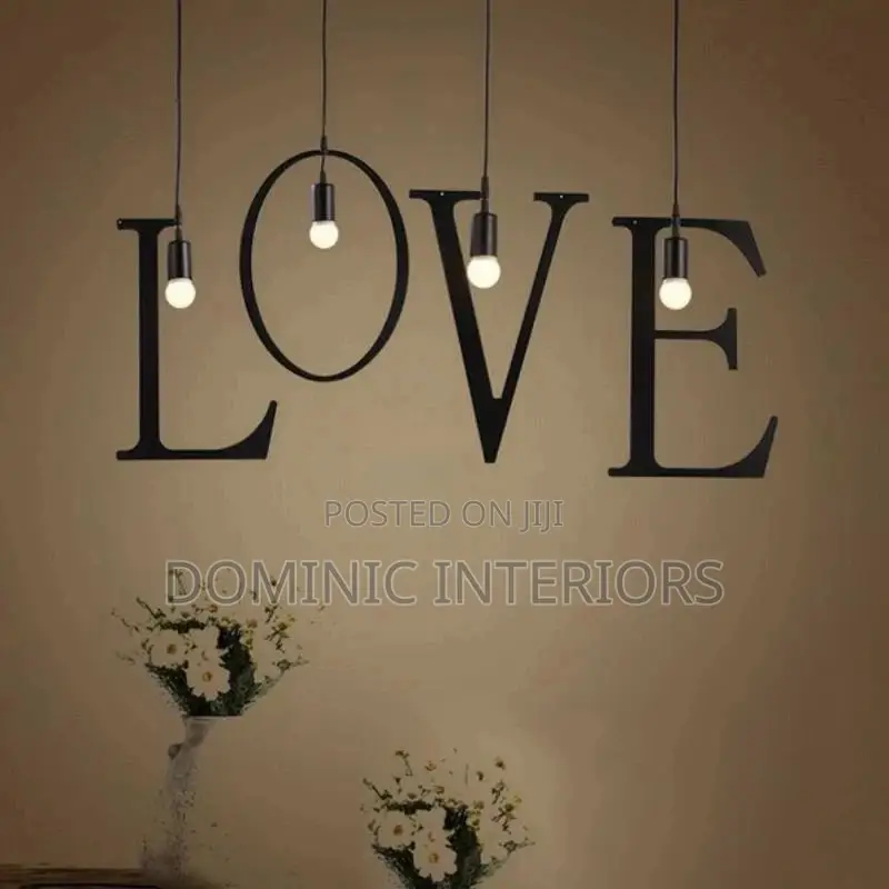 Letters Chandelier Home Creative Lightings