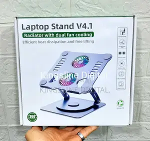 Laptop Stand 360 Rotation With Noise Free Cooling Fan