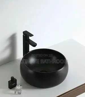 0067 Matt Black Counter Top Basin