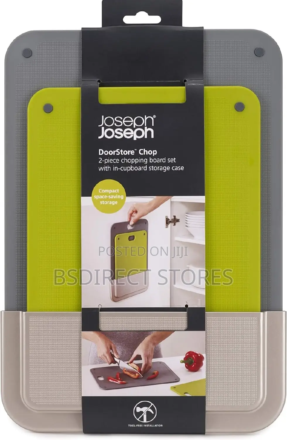 Doorstore 2piece Chopping Board Set With In Cupboard Storage