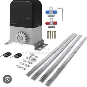 Gate Operator Machine Opener With Battery And 4 Pics Of Rack