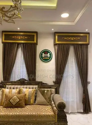 Gold Brown Curtains