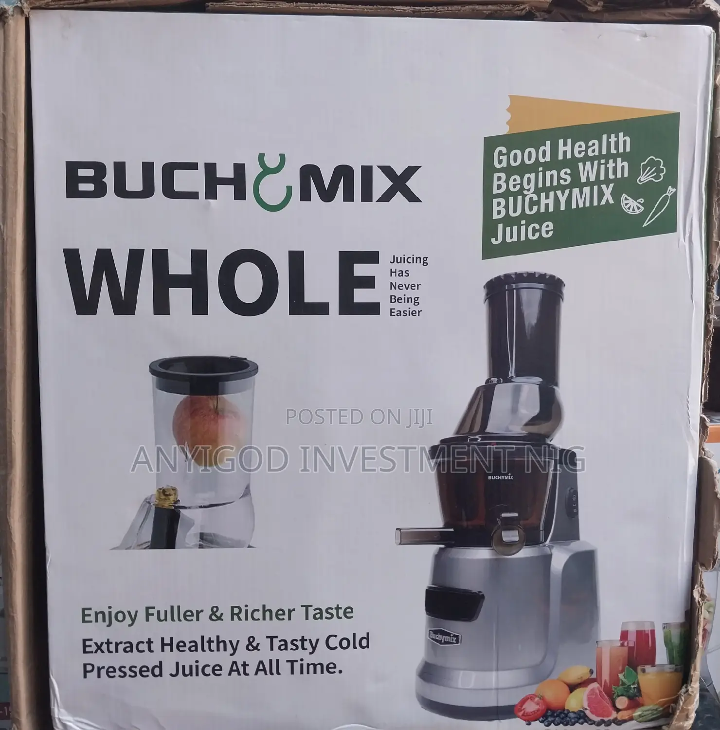 Bucymix Premium Masticating Slow Juicer