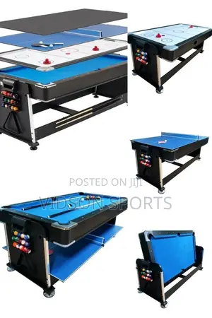 4ft 4in1 Snooker, Table Tennis, Air Hockey and Dining Table
