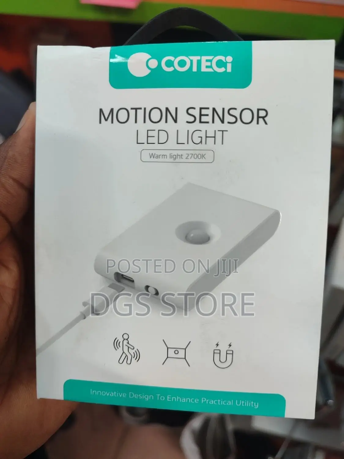 Coteci Motion Sensor LED Light Warm Light