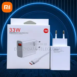 Original Xiaomi 33w Charger Eu Adapter Turbo Fast Charge Usb