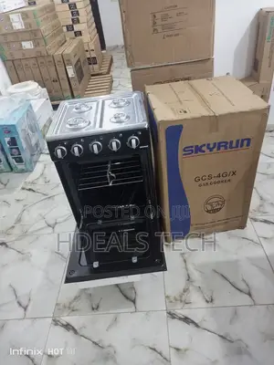 Skyrun 4 Gas Burner Plus Oven Available