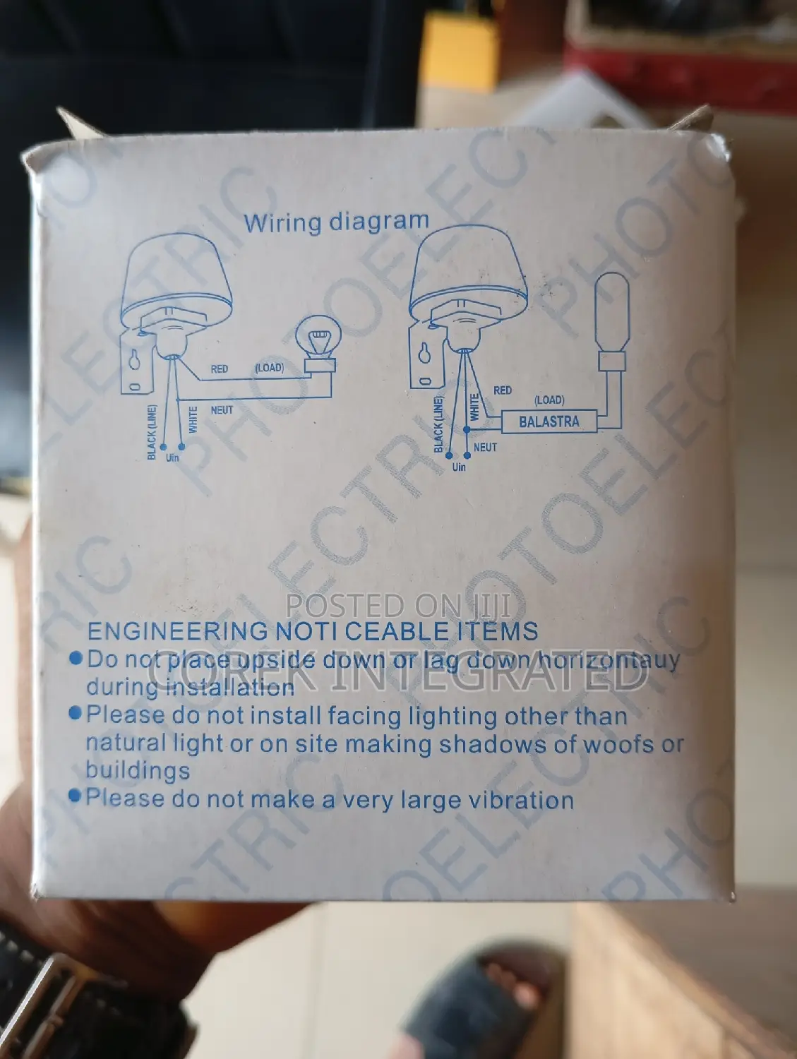 PHOTOCELL (Outdoor Light Control)