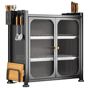 Display Modern Kitchen Cabinets Storage Shelf