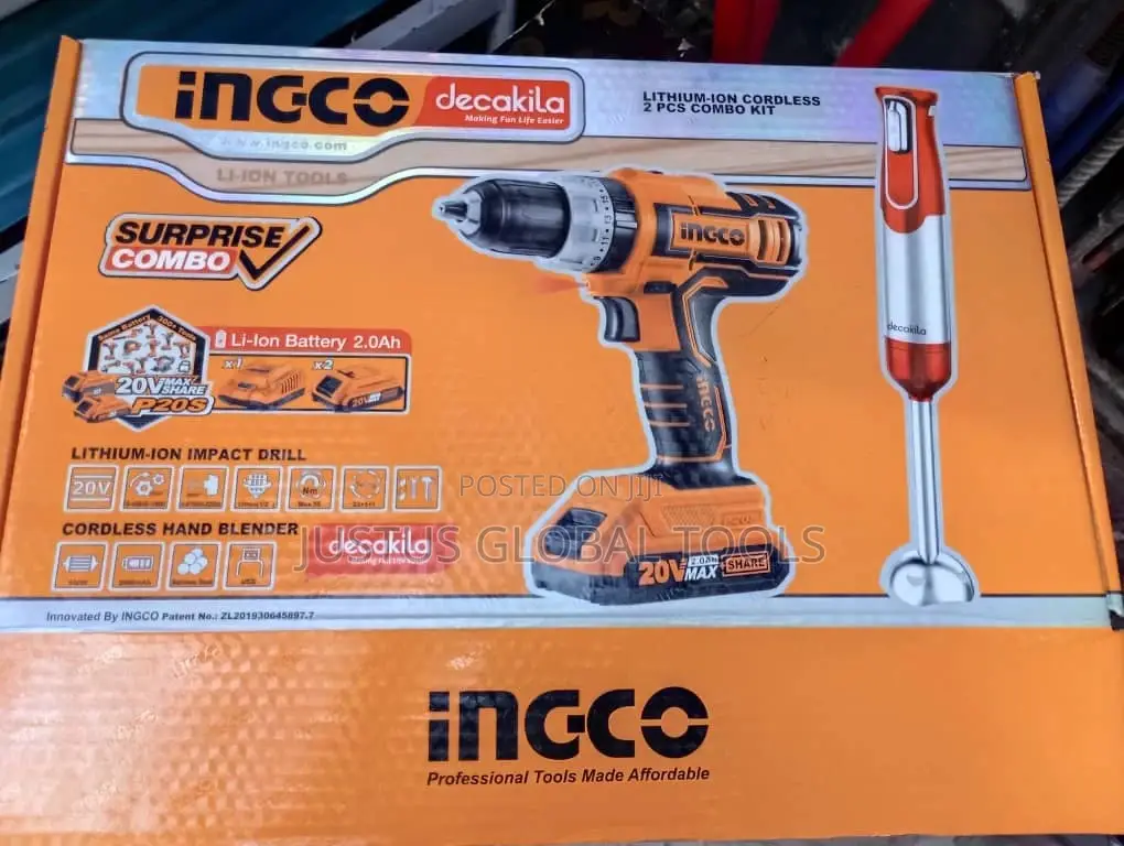 Cordless Drill Ingco With Blender