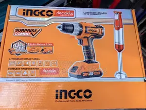 Cordless Drill Ingco With Blender