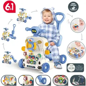 Multifunctional Baby Push Walker Toys Activitymusical 6 IN 1