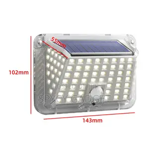 Solar Powered Motion Sensored Wall Lamp