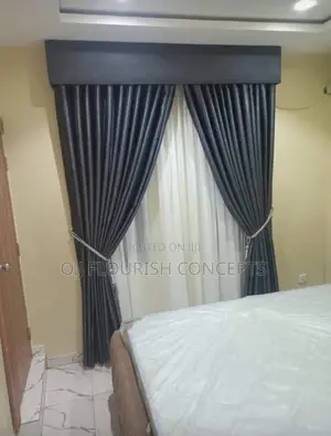 Shinny Grey Curtains