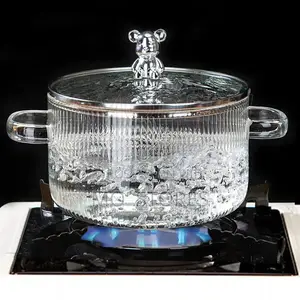 High Borosilicate Glass Pot