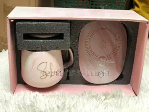 Female Coffee Mug Cup With Heating Pad Usb Gift Set