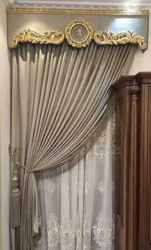 Gold Cream Curtains