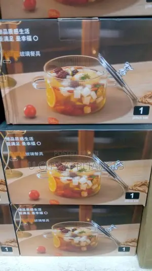 3 Set Glass Pot