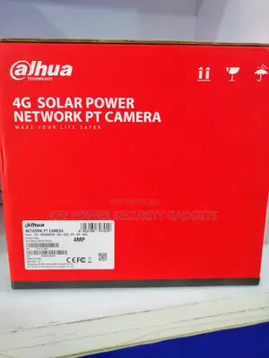 Dahua 4g Solar Power Network Pt Camera