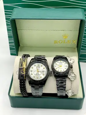Affordable Rolex Couples Set. With Bangle