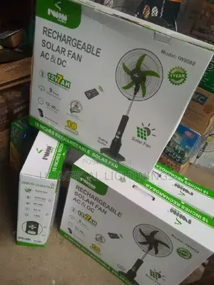 Iwin Solar Rechargeable Fan Ac/Dc