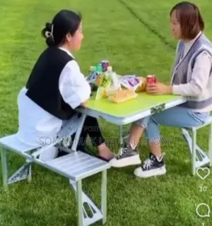 Foldable Aluminum Picnic Table Chair