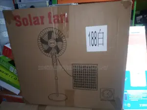 Dc Solar Standing Fan With Panel Charger