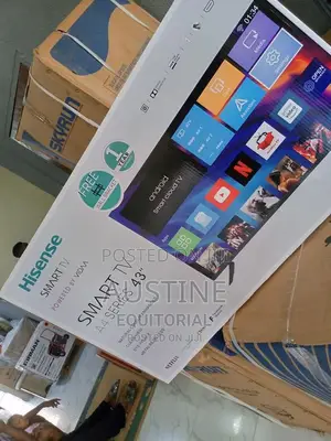 Brand New Hisense 43" Vidda Smart Tv>Bluetooth>Flameless>