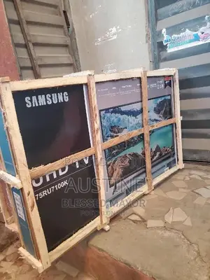 Brand New Samsung 75" Android Smart Tv>Bluetooth>Flameles