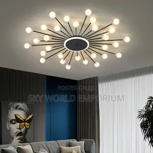Modern Glass Ceiling Chandelier Light
