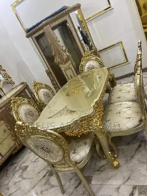 Luxury Royal Dining Table Set for 6