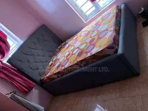 4.5 by 5 QUALITY LEATHER BEDFRAME