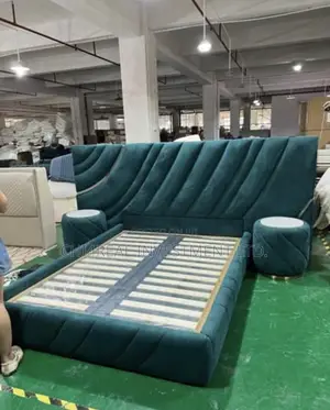 4.5 By 6 Solid And Quality Fabric Bedframe