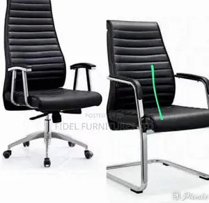 Executive Modern Swivel Office Chair With Visitor's Chair