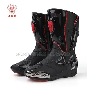 Premium Leather Motorcycle Boots